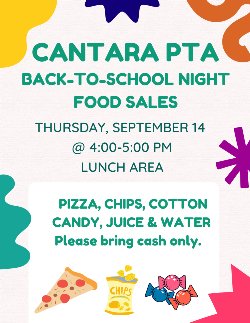 Back to school night sales flyer